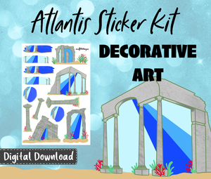 Atlantis Sticker Kit Digital Download