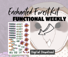 Digital Download - Enchanted Forest Monthly Sticker Kit