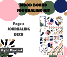 Digital Download - Mood Board Journaling Sticker Kit