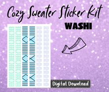 Cozy Sweater Sticker Kit Digital Download