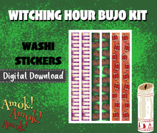 Witching Hour Monthly Sticker Kit Digital Download