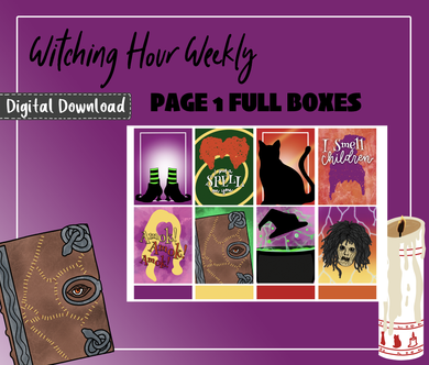 Digital Download - Witching Hour Weekly Sticker Kit
