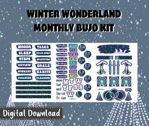 Buy Winter Bujo Deco Stickers Bullet Journaling Stickers Bullet Journaling Deco  Stickers Bujo Decorative Snow Day Online in India 