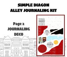 Digital Download - Diagon Alley Journaling Sticker Kit