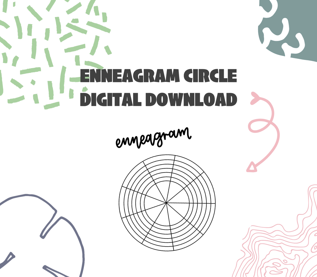 Digital Download - Enneagram Circle