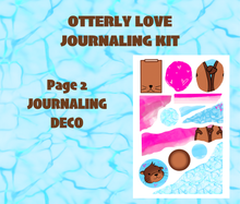 Digital Download - Otterly Love Journaling Sticker Kit