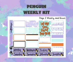 Digital Download - Penguin Weekly Sticker Kit