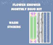 Digital Download - Flower Shower Monthly Bujo Sticker Kit