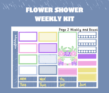 Digital Download - Flower Shower Weekly Sticker Kit