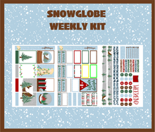 Snowglobe Weekly Sticker Kit Digital Download